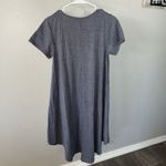 LuLaRoe  Carly Heather Grey High Low Dress Womans Size XS Photo 3
