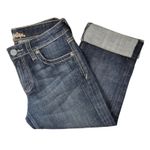 Kut From The Kloth  Womens‎ Denim Capri Jeans Cuffed Dark Wash Size 2 Photo 2
