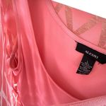 Alfani Pink 3/4 Sleeve V- Neck Stretchy Sheer Pullover Blouse Tank Set Size L Photo 4
