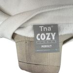 Aritzia Tna Cozy Fleece Perfect Crew Sweatshirt Pullover White Size Large Photo 8