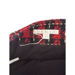 Boston Proper  Holiday Red Plaid Boucle Skirt Size 12 NEW NWOT Photo 1