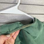 ZARA  Cropped Drop Shoulder Long Sleeve Top Washed Green-Small Photo 3