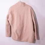 Amanda Uprichard Aspen Faux Shearling Teddy Circular Open Front Sweater Jacket S Photo 3