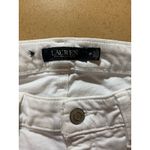 Ralph Lauren NWT Lauren Super Stretch White Jeans Colorful Women's size 8 Petite Photo 1