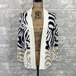 Foxcroft   Animal Print Open Front Cotton Cardigan Photo 1
