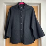 Hilary Radley  Women’s Black Alpaca Superfine Jacket. Size: Medium Photo 0