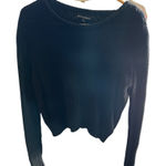 Brandy Melville  Black crocheted Sweater Photo 0