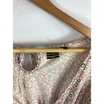 Uniqlo Banner Barrett for Floral Ruffle Sleeve Deep V Dress Small Photo 1