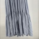 Petal and Pup Barker Light Blue Midi Dress tiered chambray flutter sleeve M flirty Photo 9