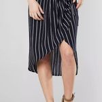 Billabong So Right Striped Wrap Skirt Size L Photo 0
