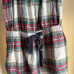 Aerie  plaid flannel pajama romper Photo 1