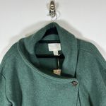 Sigrid Olsen  Womens XL Cardigan Sweater Green Button NWT‎ Wool Blend Boho Photo 1