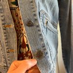 Levi's Vintage Y2K Light Wash Cotton Denim Heart Button Jacket Size Medium Photo 2