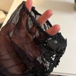 Elie Tahari Ellie Tahari Gothic Damask Print Silk Long Sleeve Mini Dress Photo 10