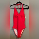 Old Navy NWT  Red One Piece swimsuit Size M Photo 5