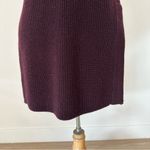Aritzia Wilfred Palmier Sleeveless Crew Neck Tunic Wool Sweater Purple | Small Photo 8