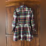 Pepaloves 🎀 Tartan Flannel Mini Dress Pockets XS Red Photo 2