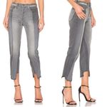 frame denim FRAME Nouveau Le Mix Gray Cropped Jeans Ankle Designer Two Tone Fray Size 27 Photo 9