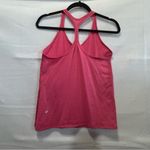 Lululemon Pink Silver Striped Racerback Tank Women's Size 0/2 Gym Workout Lounge Photo 1