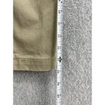 Lands' End  Women's Solid Tan Brown Pants Size 1 Straight Leg Cotton Blend Photo 5