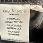 Rag and Bone Casey Coated High-Rise Ankle Flare Jeans Black 24 NWT Pleather Denim Photo 9