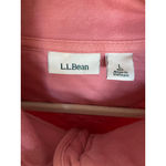 L.L.Bean Pink Quilted Jacket Gold Full-Zip Granola Classic Hiking Preppy Cozy L Photo 5