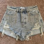 Adika Sparkly Denim Shorts Photo 0