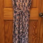 Ny Collection Stylish Pink Black And Beige Sleeveless Jumpsuit Photo 3