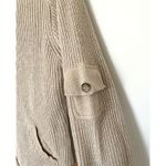 Woolrich VTG  Full Zip Cardigan Sweater Womens Tan Ramie Cotton Front Pockets S Photo 3