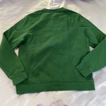 Forest green sweatshirt with a fleece lining Large Photo 1