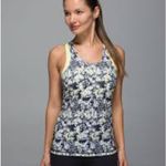 Lululemon Inspiration Tank II Crosscourt Petal Black Clarity Yellow Photo 6