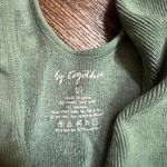 Deep V Ribbed Brami size M/L Green Size M Photo 3