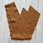 Chico's  English Toffee Brown Luxe Tie Neck Pullover Removable Neck Scarf Sweater Photo 8