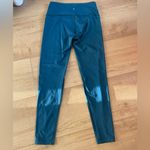 Peloton  Size Small Blue Green Here Now High Rise Logo Taped Legging Photo 5