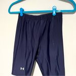 Under Armour Navy Blue Compression Workout Gym Shorts Size M Photo 3