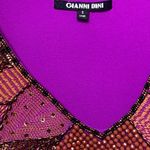 Gianni Bini 𝅺 Embellished Beaded Deep-V Elastic Waist Dress Size Small Photo 7
