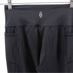 Free People Movement Black Ruched Hem Yoga Dance Leggings Athletic Comfort M Size M Photo 4