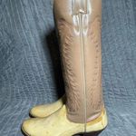 Justin Boots Justin Vintage Genuine Snakeskin Two-Tone Leather Cowboy Boots size 5.5B NWT Photo 13