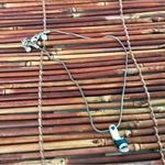 Brighton  Green Shoe/Sandal Pendant Necklace Photo 3