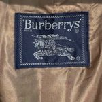 Burberrys Vintage Nova Check Wool Vest Trench Coat Liner Tan Brown Red Black Size M Photo 3