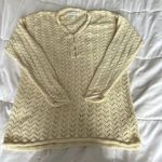 Deauville T Dalton Sweater Womens Medium M Tan Knit Pullover Oversized Vintage Photo 0