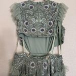 Mac Duggal  Floral Beaded Ruffle Mini Dress Photo 11