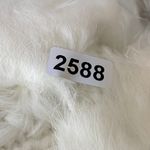 Avalin Sweater Vest Faux Fur Collar Wool Blend Sleeveless Knit Ivory M White Size M Photo 6