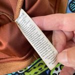 Spanx  Camel Tan Sueded Moleskin Fabric Leggings L Photo 7