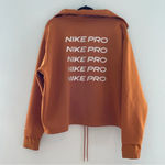 Nike Pro Mockneck Sweatshirt Rust/Brown XXL Photo 11