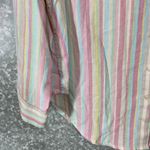 Torrid  Lizzie Striped Crinkle Gauze Button Up Shirt - 1 (1X) - Women's Plus Size Photo 2