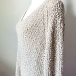 Cream Oversized Comfy Popcorn Sweater Size L Photo 4