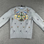 Brooks Brothers  Sweater‎ Women XS Embroidered Floral Photo 0