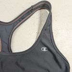 Champion  Black Racerback Sports Bra – Women's Size M Medium Support Photo 7