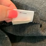 Eileen Fisher Charcoal Gray Button Down Peplum Long Sleeve Jacket/Blazer Photo 5